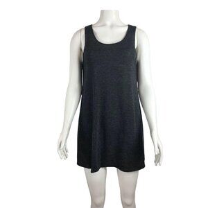 Vibe Sportswear Tank Top Dress Small Gray Short